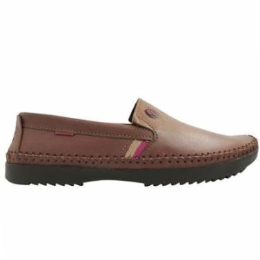 Imagem de Sapato Masculino Casual Dia a Dia Mocassim em Couro Free Way Loganx-5-Masculino