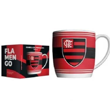 Imagem de Caneca Porcelana Urban 360mL Time Flamengo - Allmix