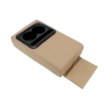 Imagem de Almofada Para Apoio De Braço De Carro Com Suporte Para Copos, Almofada