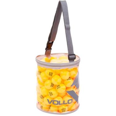 Imagem de Bola De Tenis De Mesa Laranja - C/ 100 - Vollo