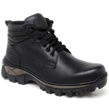 Imagem de Bota Couro Masculina EPI de Segurança Antiderrapante para Trabalho e Lazer-Masculino