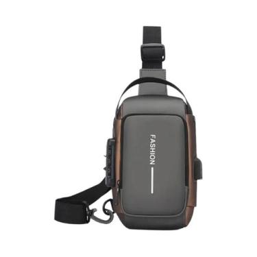 Imagem de Bolsa Sling Masculina Durável Oxford Estilosa Para Motocicleta, Mochil