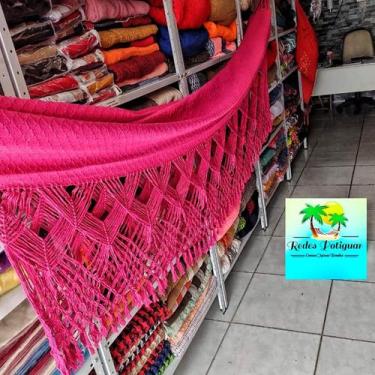 Imagem de rede de dormir casal 100% algodao resistente bucho de boi - REDES POTI