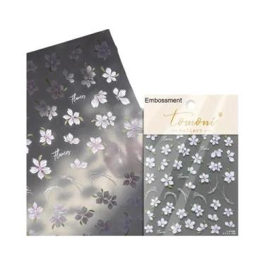 Imagem de Adesivos De Unha 5D Com Glitter De Vidro: Decoração Artística De Alta 