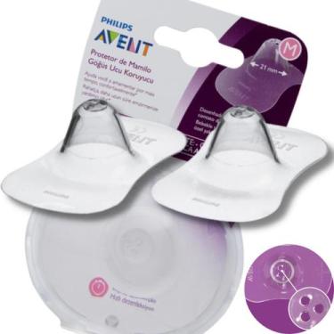 Imagem de Protetor Bico Seios Para Amamentação Silicone Reutilizável - Philips A