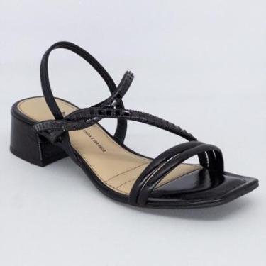 Imagem de Sandalia Dakota Salto Bloco Conforto Feminina Tiras Spike-Feminino