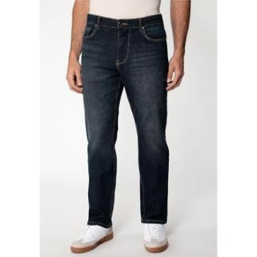 Imagem de Calça Jeans Regular Straight Azul Escuro-Masculino
