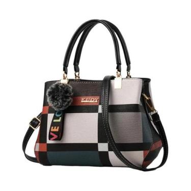 Imagem de Bolsa De Ombro Elegante Para Mulheres Em Couro PU Designer, Bolsa Mens