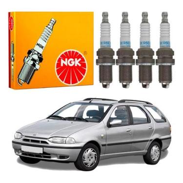 Imagem de Jogo 4 Velas Ignição Ngk Palio Weekend 1.0 8v 1996 A 2000