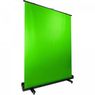 Imagem de Tela Verde Retrátil Streamplify Screen Lift 1,50x2,00M com Acionamento Hidráulico para Chroma Key Verde