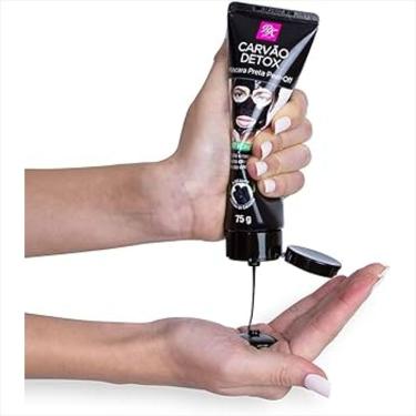 Imagem de Máscara Facial Peel Off Máscara Preta Carvão 75g Limpeza Profunda Controle Oleosidade Preto Ruby Kisses