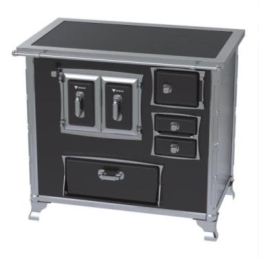 Imagem de Fogao a Lenha Venax GII n 2 Sec XVIII Premium Preto Gab, SAIDA ESQUERD