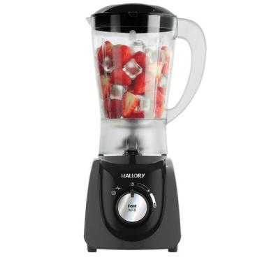 Imagem de Liquidificador Mallory FAST MIX 520W 2VEL - B91202542 Preto 220 VOLTS,