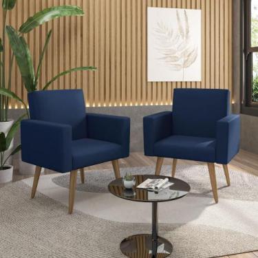 Imagem de Kit 2 Poltronas: Elegância E Glamur Absolutos No Salão - Móveis Mafer,