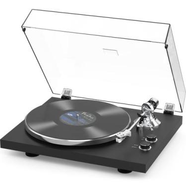 Imagem de Toca-discos Retrolife AT-3600L sem fio USB 2 velocidades preto