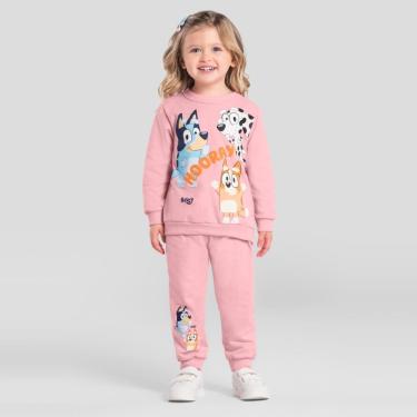 Imagem de Conjunto infantil unissex em moletom da Bluey Brandili