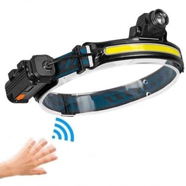 Imagem de Lanterna De Cabeça Recarregavel Com Sensor De Movimento - PEINING