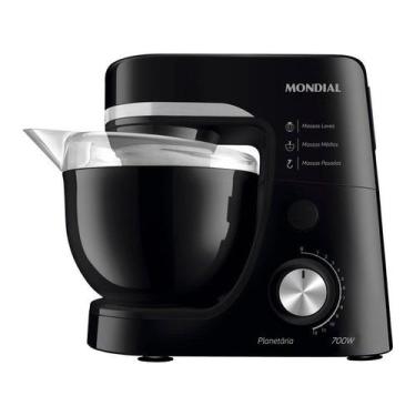 Imagem de Batedeira Planetária 127V Preto 700W BP03B Mondial, Preto, 110V