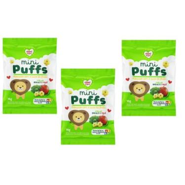Imagem de Mini Puffs Snacks Brócolis E Maçã Nhami Mami 3un X 15g