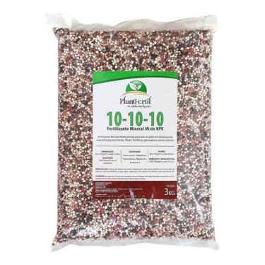 Imagem de Adubo Fertilizante Plantfertil NPK 10-10-10  3KG