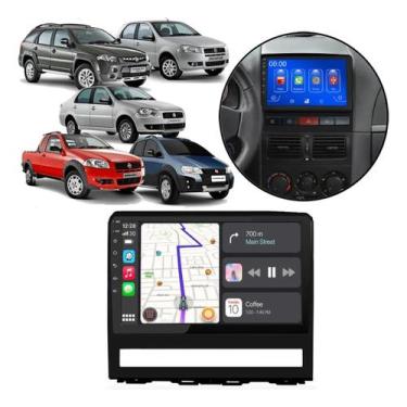 Imagem de Kit Multimídia Siena 2005 / 2011 EL ELX Android 9 Pol 2/32Gb Carplay -