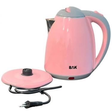 Imagem de Chaleira Elétrica Rosa Bule Garrafa Jarro 127v 1100w Inox 1,8 Litros -