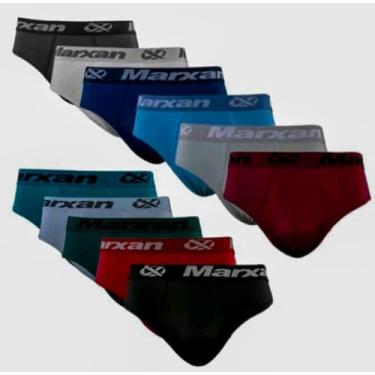 Imagem de Kit3 Cuecas Slip Microfibra Plus Size Marxan GG1 ao GG4, Sortida, GG1