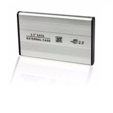 Imagem de Case Em Aluminio Hd Notebook Sata P/ Usb - Prata - KNUP
