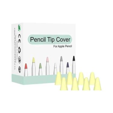 Imagem de Capa De Silicone Para Ponta De Caneta Apple Pencil pro 3 2 1 USB C 2ª 