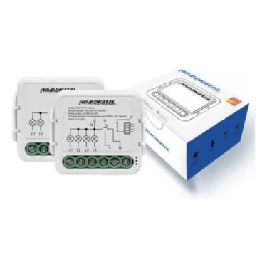 Imagem de Interruptor Inteligente Wifi Mini 4 Canais Novadigital Alexa