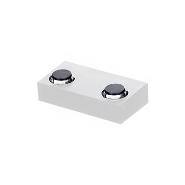 Imagem de Mini Arandela de LED Flou Duo 4W Bivolt Ip65 2700K Luz Amarela Branco Nordecor Iluminação