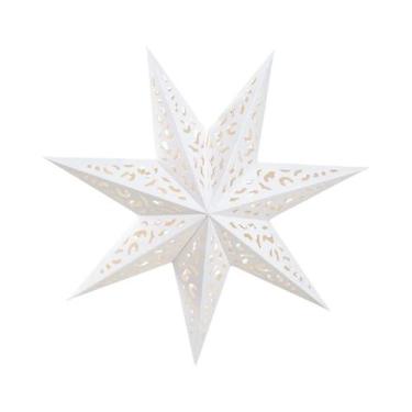Imagem de Enfeite Pendente Estrela Feliz Natal Para Decoração De Árvore De Natal