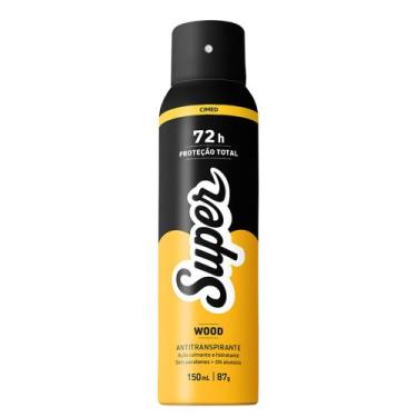 Imagem de Desodorante Super Wood Aerosol Antitranspirante 72h Proteção Total 150