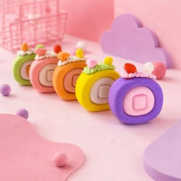 Imagem de Borracha Bolinho Rocambole Fofa Kawaii - Dafu
