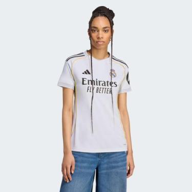 Imagem de Camisa Adidas Real Madrid CF Home 2026 Feminina, G