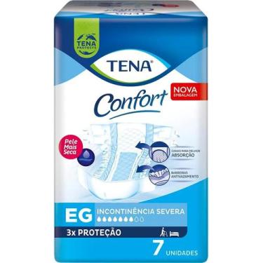 Imagem de Fralda descartavel biofral tena confort plus eg c/ 7 unid - ESSITY