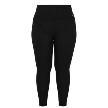 Imagem de Calça Legging Nay Sport CL43 Feminina Plus Size Cós Largo Poliamida T.