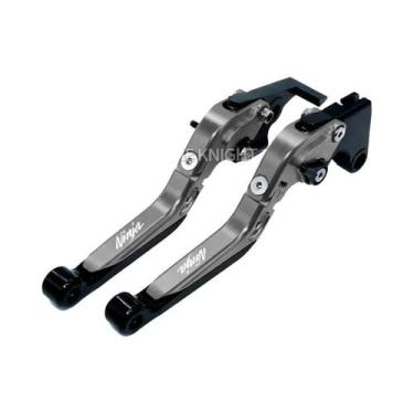 Imagem de Kit De Guidão CNC Dobrável E Extensível Para Motocicletas NINJA 250/30