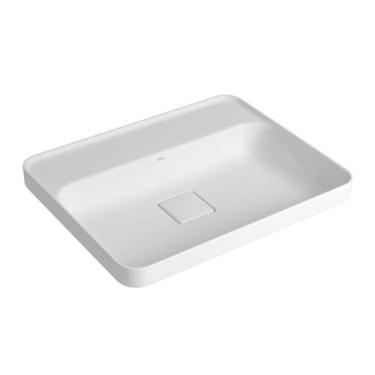 Imagem de Cuba de Sobrepor Retangular 50cm Slim Branco Deca - Deca Louca