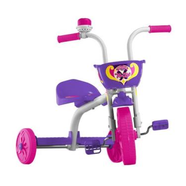 Imagem de Triciclo Infantil Motoca Ultra Bikes Menina Menino Segurança Diversão,