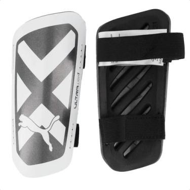 Imagem de Caneleira Puma Ultra Light Strap, M, Preto, Branco