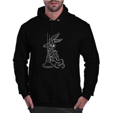 Imagem de Blusa Moletom Retro Looney Tunes Unissex em Algoda~o-Unissex