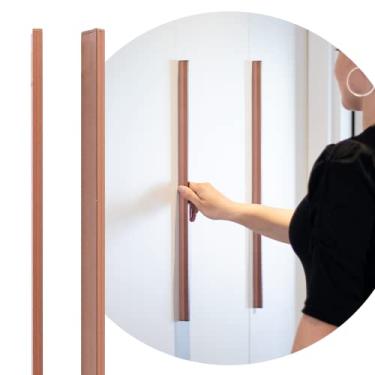 Imagem de Puxador Slim Para Porta De Guarda Roupa Móveis Asa 640mm (Cobre Fosco)