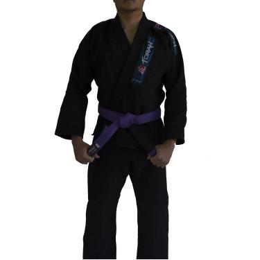 Imagem de Torah Jiu Jitsu Trançado Plus, Kimono Meninas E Meninos, Preto (Black), M1