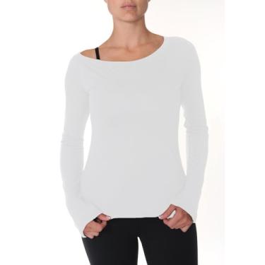 Imagem de Beyond Yoga Top assimétrico (branco, GG)