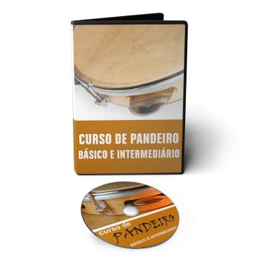 Imagem de Kit 04 DVDs - Curso de Pandeiro e Percussão em Videoaula