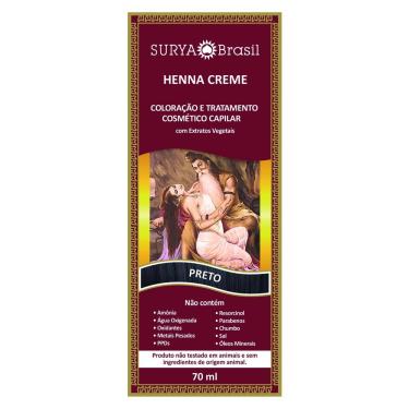 Imagem de Tintura Creme Henna Surya Preto 70ml