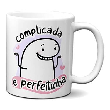 Imagem de Caneca Flork Namorados Apaixonados Complicada E Perfeitinha (Branca)