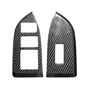 Imagem de FINMOKAL Capa de acabamento de painel de interruptor de janela interior de fibra de carbono para GT86 FR-S Subaru BRZ