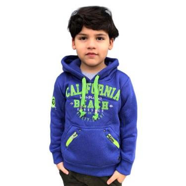 Imagem de Blusa De Frio Moletom Infantil Menino California Gangster